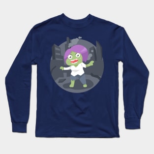 Cute Zombie Long Sleeve T-Shirt